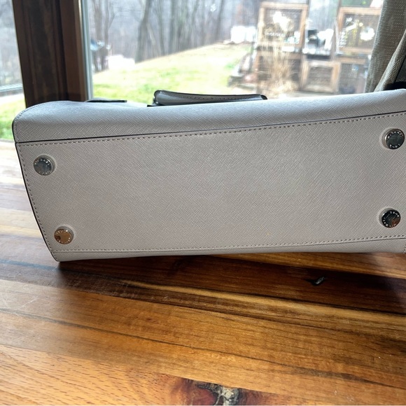 Michael Kors Saffiano Leather Emma Satchel and Wallet Set - Picture 10 of 12